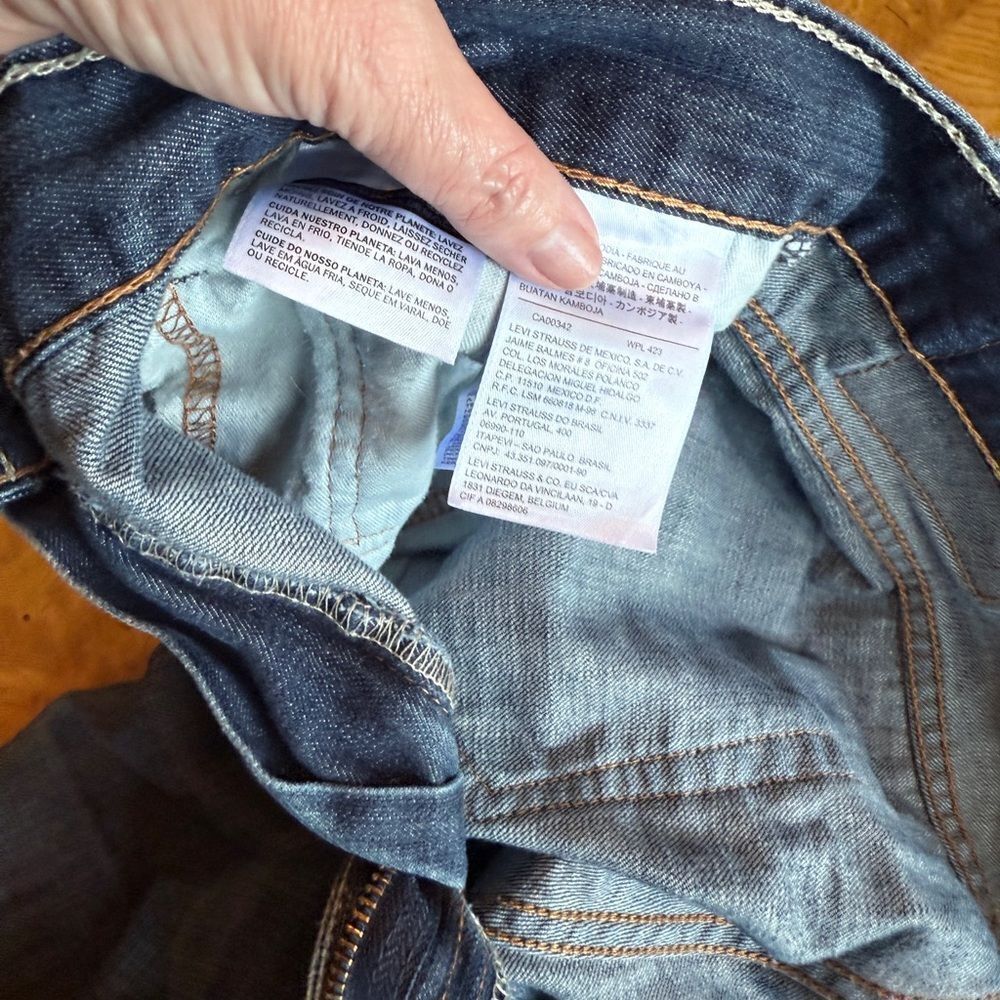 Levi Strauss & Co. Blue Jeans - Picture 2 of 2